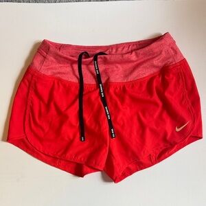 Nike Women's Vibrant Red Athletic Shorts